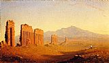 Campagna Canvas Paintings - The Roman Campagna